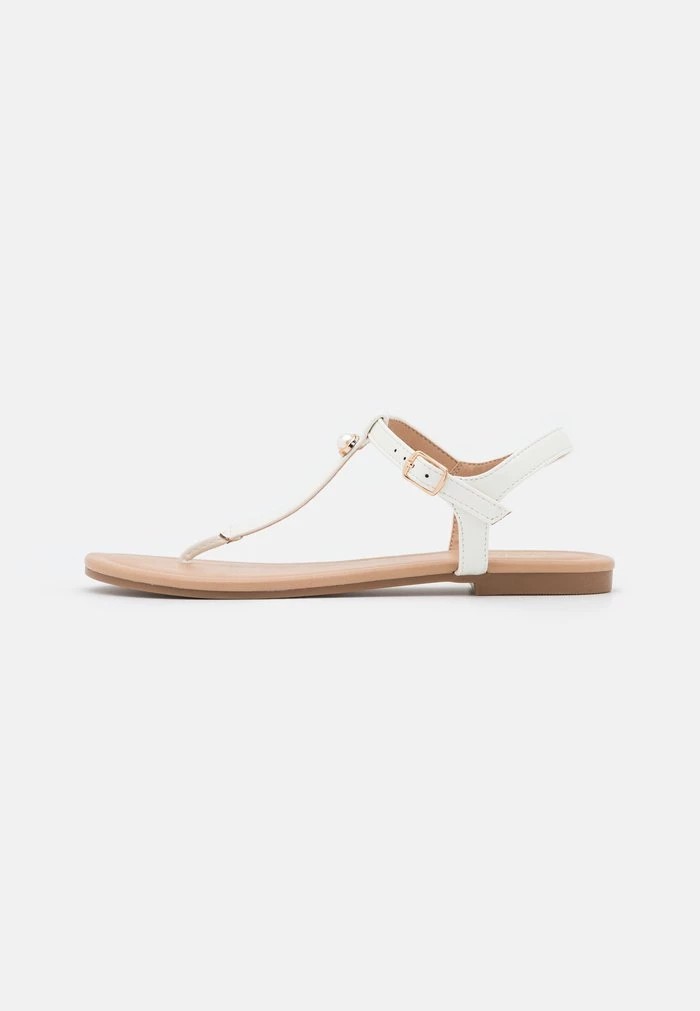 Sandale ANNA FIELD Anna Field T-bar Sandals Blanche Femme | OUT-5197523